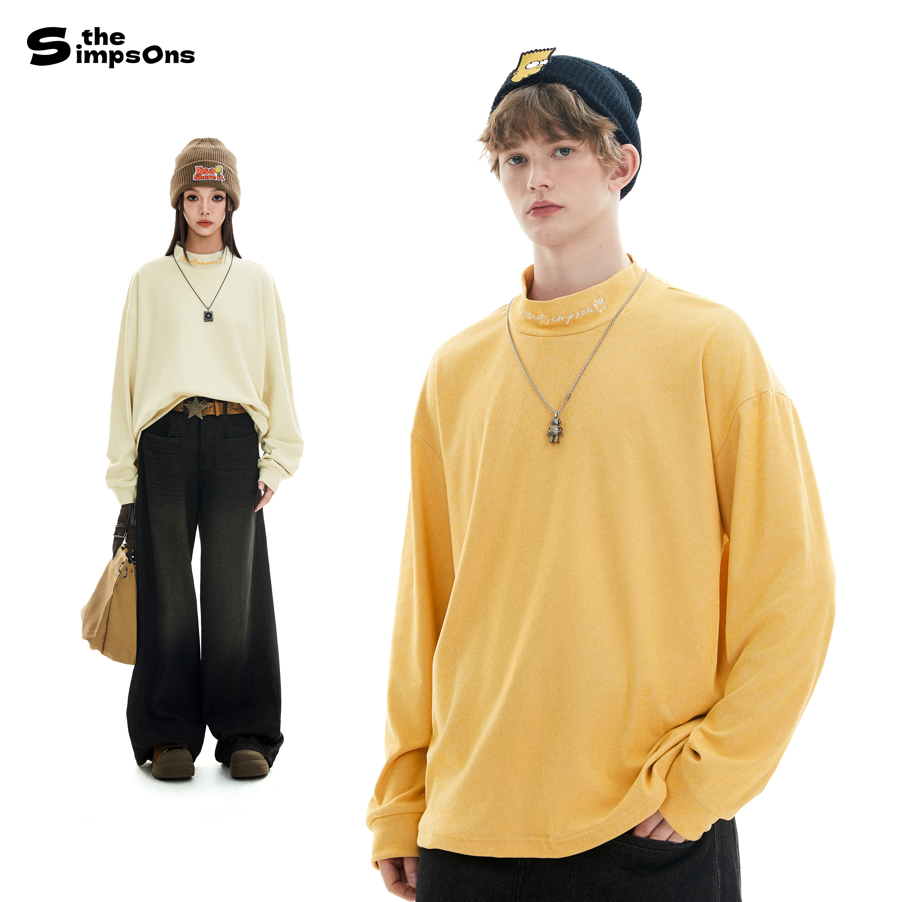 辛普森一家品牌简约休闲打底衫