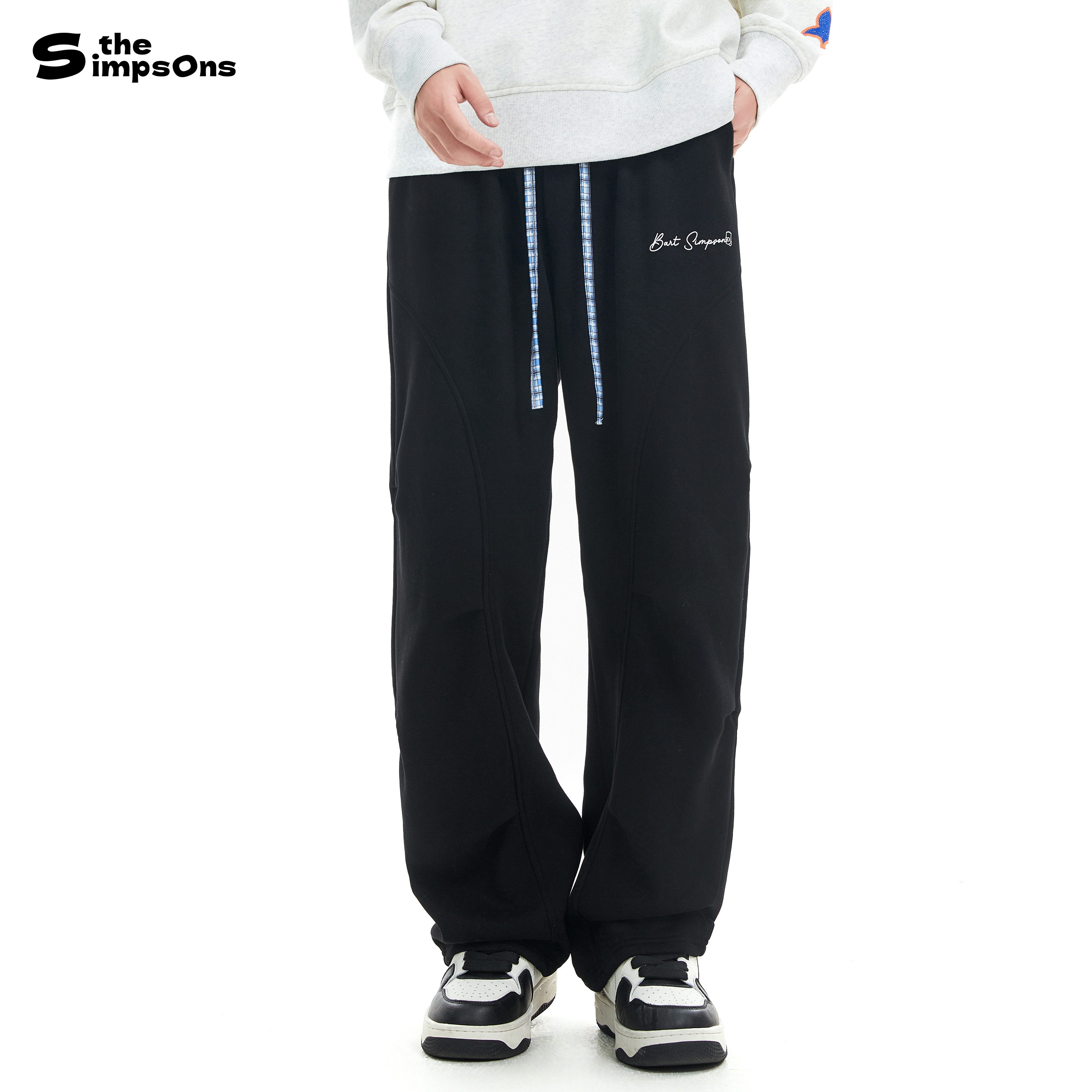 辛普森一家加绒卫裤直筒