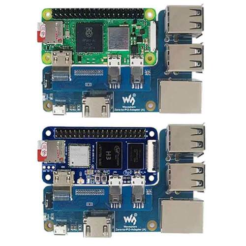 树莓派zero2W香蕉派M2zero转3Bpi3带RJ45网口USBHUB
