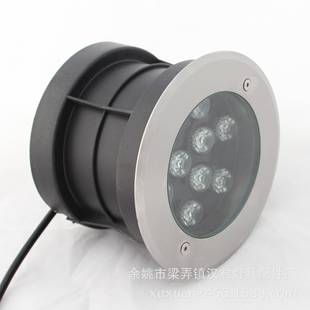 直径168MM9W大功率LED不锈钢水下地埋灯水底灯