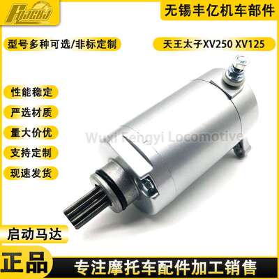 摩托太子车XV250 XV125天王太子 QJ250H LF250马达 启动电机马达