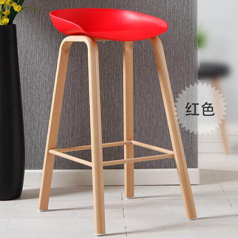 北欧热转印铁艺吧椅木纹简约时尚前台高椅木腿餐厅洽谈创意设计,特色手工艺,其他特色工艺品,淘宝优惠券,粉丝福利购,淘宝优惠卷