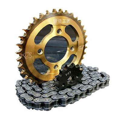 摩托车金刚150/125太子车套链链轮大小齿轮链条配件大全链盘加厚