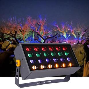 直销户外防水彩虹灯桥梁文旅景观染色公园照树灯24W48W投光灯