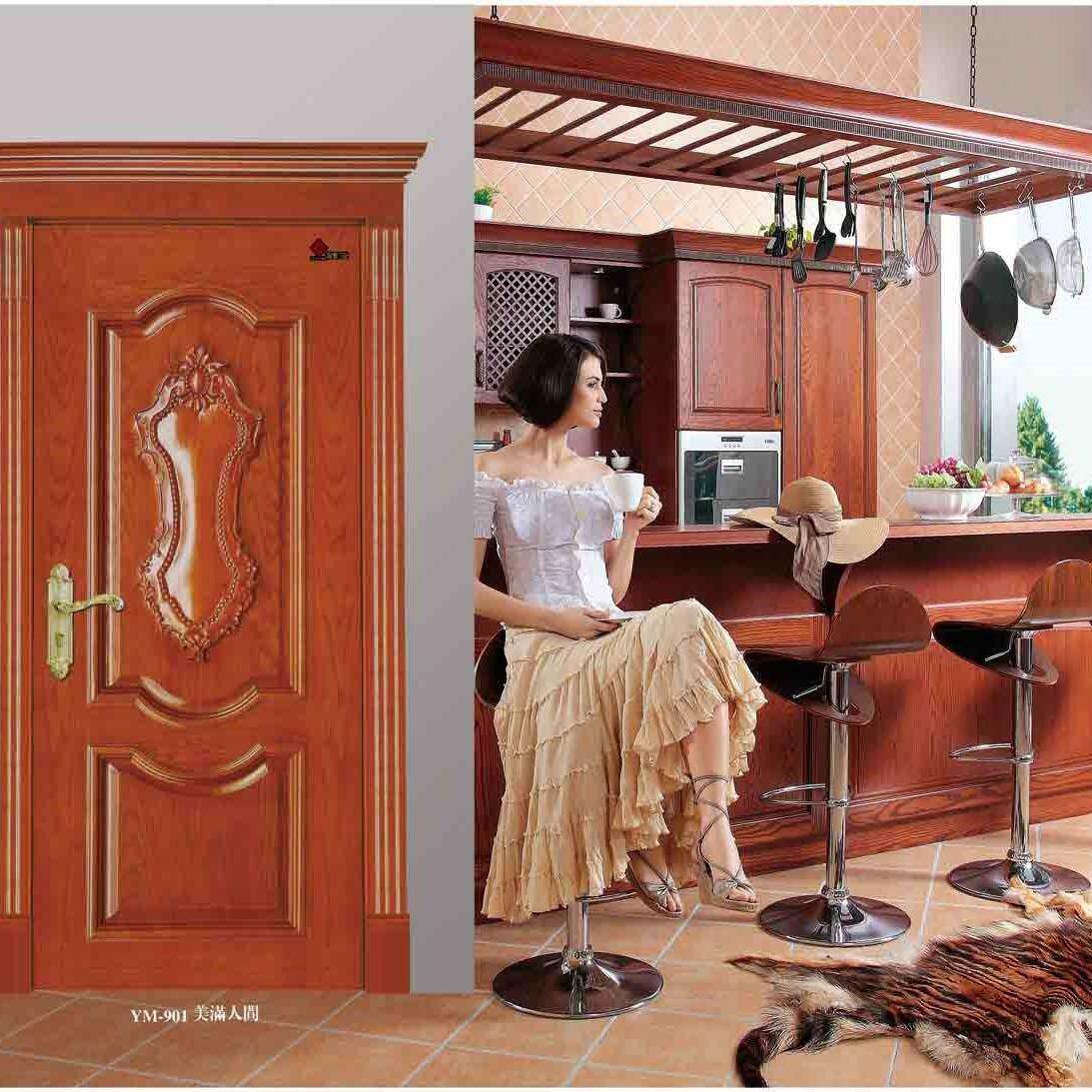 江山木门厂家直销实木复合实木多层烤漆门混油烤漆室内房间门木门