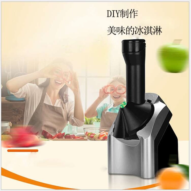 厂家 新款电动冰淇淋机家用电动水果雪糕儿童冰激凌制作一体机