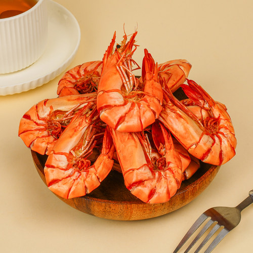 【夏季活动款】中大虾46-60只/斤 原味九节虾即食海鲜零食海味虾