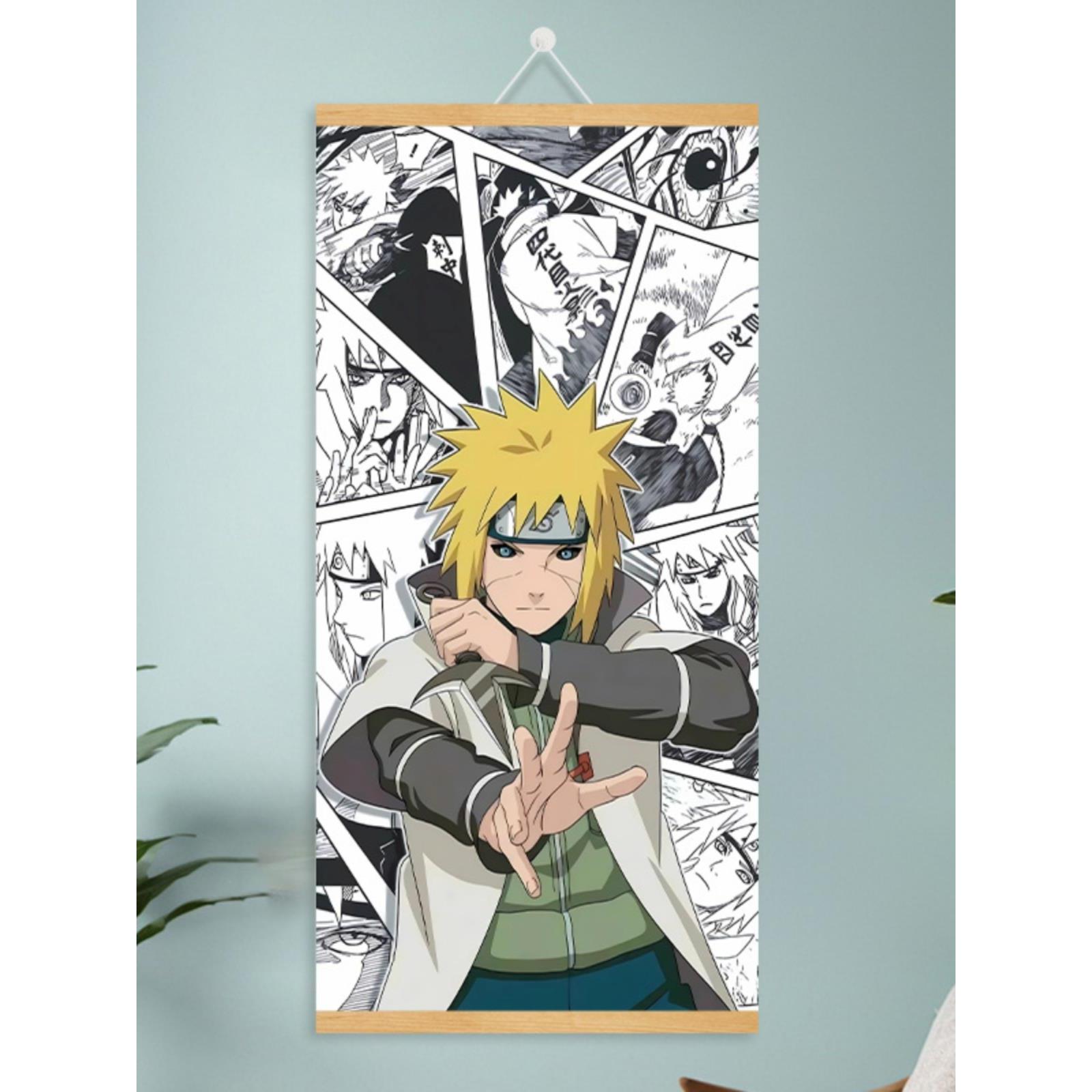 火影忍者周边动漫海报二次元宇智波斑佐助水门带土挂画房间装饰