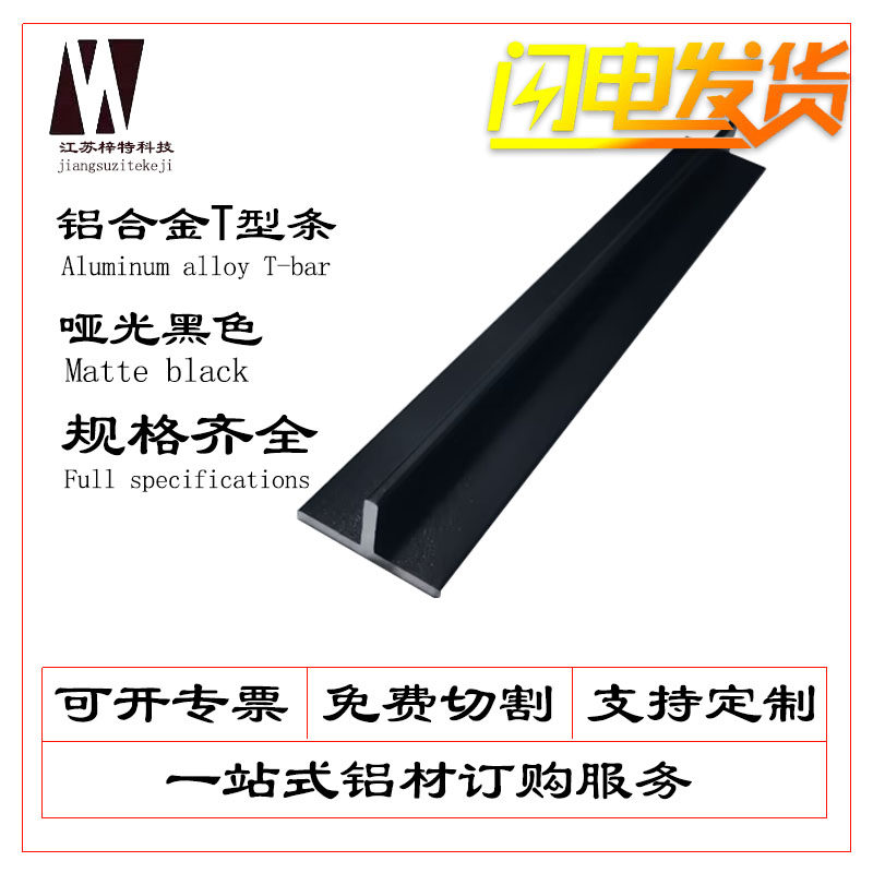 黑色T型铝压条20*10*1mm白色T字形铝合金吊顶龙骨墙面收边装饰用,金属材料及制品,铝材/铝型材/铝合金,淘宝优惠券,粉丝福利购,淘宝优惠卷