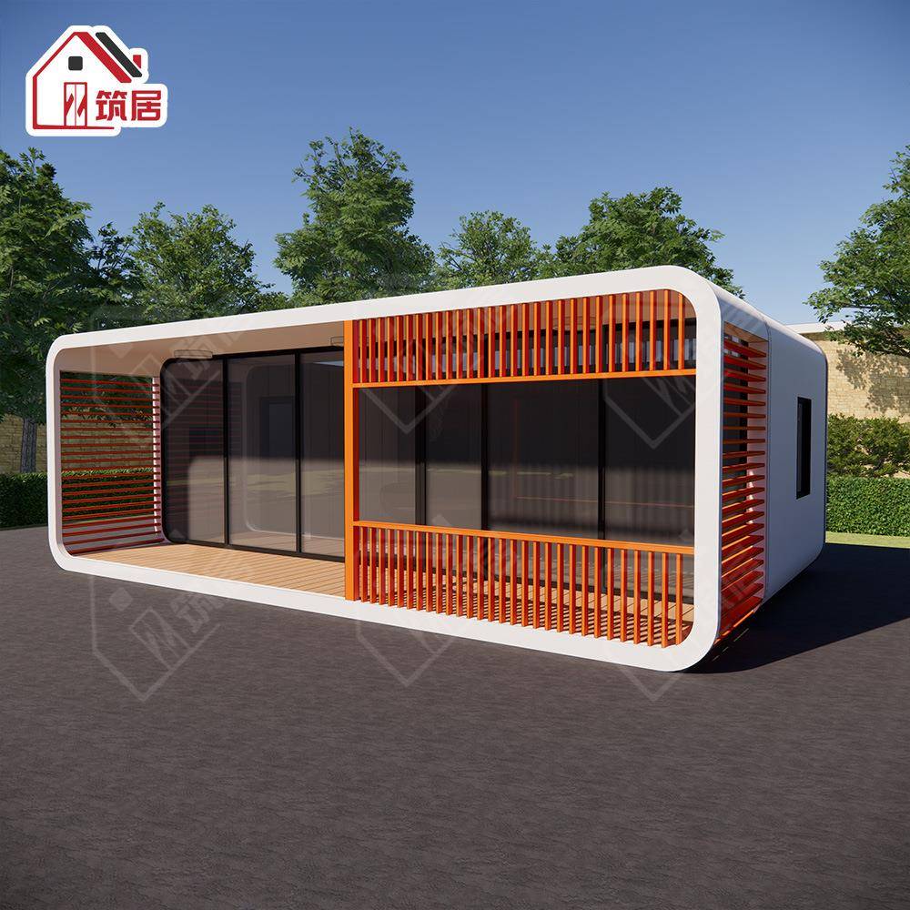 可移动苹果舱民宿带露台户外阳光房太空舱住人别墅保温隔热集装箱