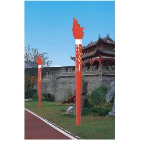 革命老区立柱景观灯文化庭院灯学校售楼部寺院刻字灯柱照明灯