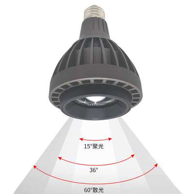 par30调焦射灯15-60度15W 20W调焦轨道灯博物馆超市服装店