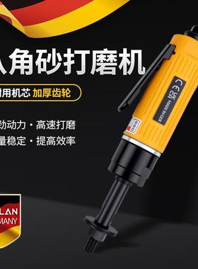 ivslan工业级气动八角砂八瓣砂纸家具雕花抛光打磨刻磨直磨风磨机