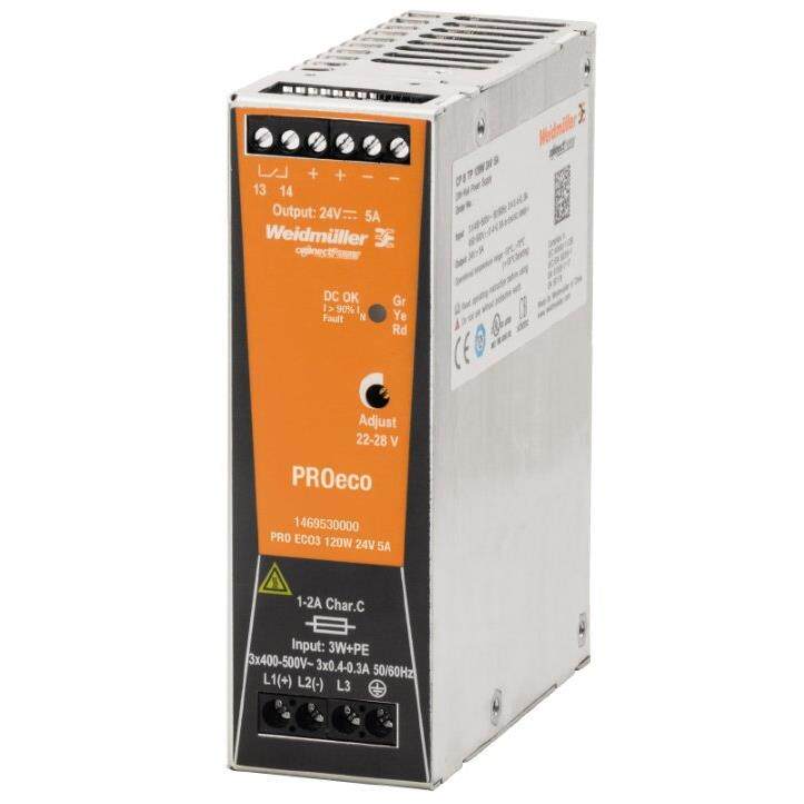 Weidmüller/魏德米勒 2467070000 电源PRO TOP3 120W 24V 5A C0