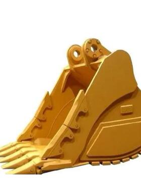 工程机械配件 挖掘机挖斗R500铲斗原装斗子 黄色500kg