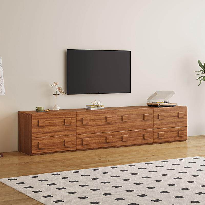 中古风复古卡门柜全实木床头柜卧室收纳储物家用轻奢创意床边柜子