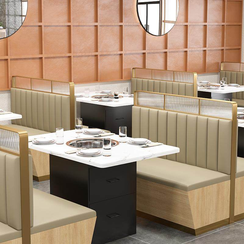 商用饭店靠背餐椅西餐厅餐饮店食堂火锅店靠墙卡座沙发餐桌椅组合,3C数码配件,其它配件,淘宝优惠券,粉丝福利购,淘宝优惠卷