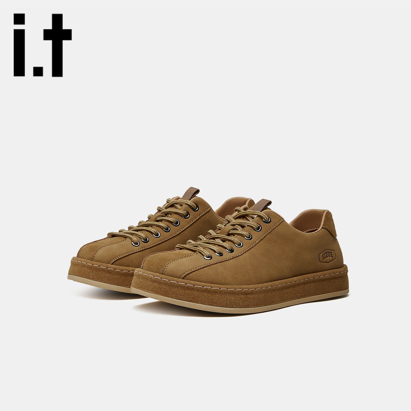 it izzue男鞋2026春季新款厚底增高板鞋时尚百搭潮流休闲工装鞋v,流行男鞋,时尚休闲鞋,淘宝优惠券,粉丝福利购,淘宝优惠卷