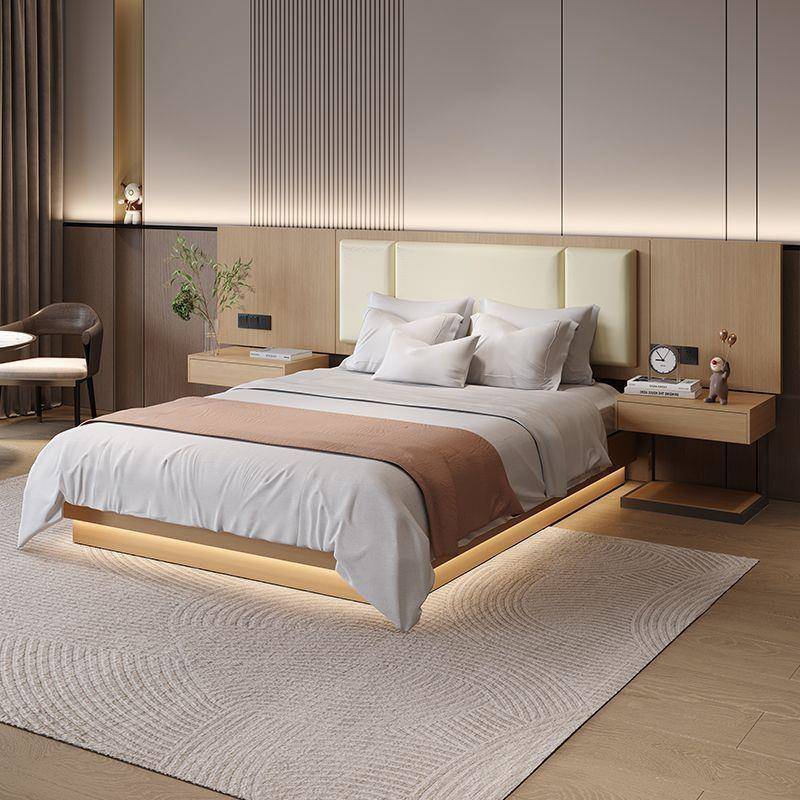 酒店家具标间全套民宿客房双床专用床箱全季快捷旅馆用床双床