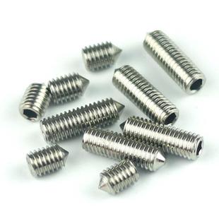 M12304不锈钢内六角紧定螺钉gb78止负螺丝DIN914机米