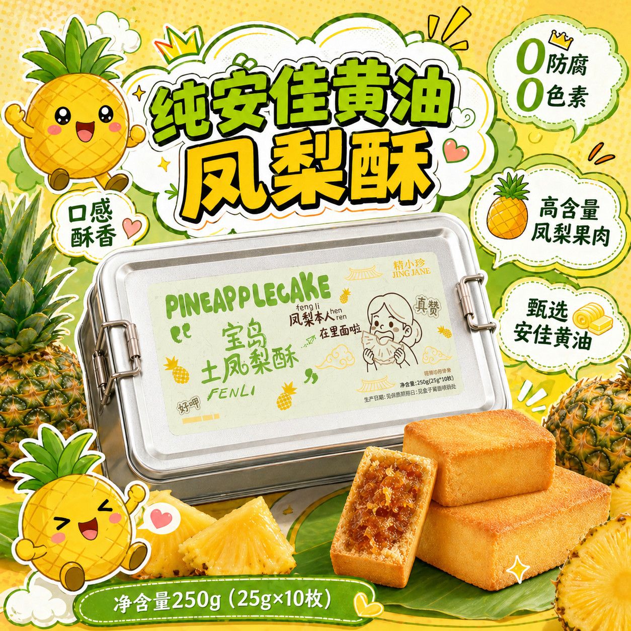 【不加冬瓜蓉】精小珍台湾金钻土中式糕点/新中式糕点