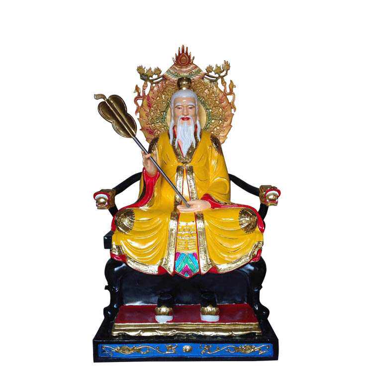 太白金星雕像姜子牙雕像太上老君雕像树脂玻璃钢 木雕彩绘