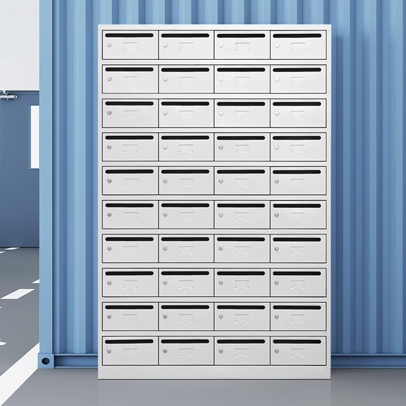 邮筒钢制信报箱小区室外多门信报柜带锁投递柜加厚别墅小区门口