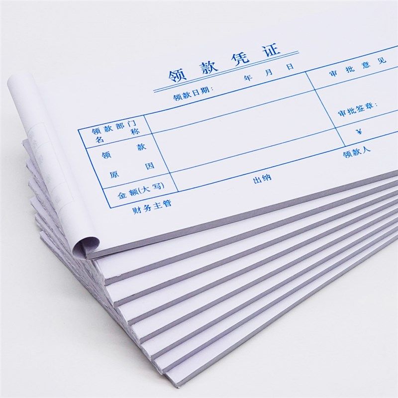 领款凭证领款单财务凭证单凭证单据收据用款付款申请单付款申请书