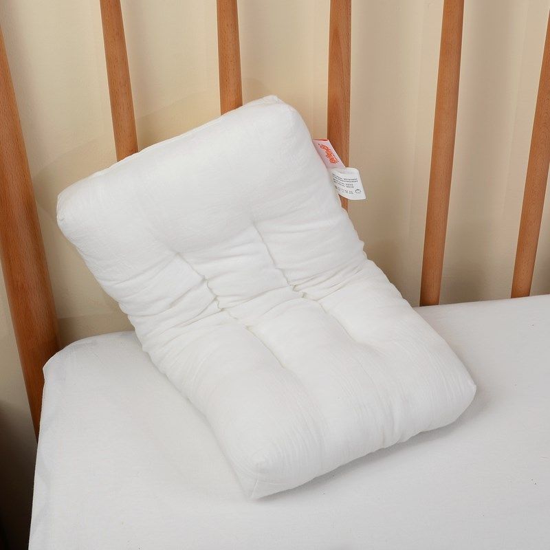 A类超柔儿童30x50小孩宝宝幼儿园枕头低矮枕芯低护颈椎助睡眠一只