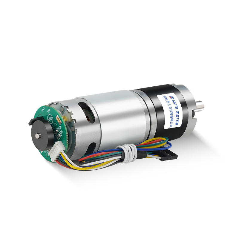 36GP-55g5行星霍尔带码盘编码减速电机12-24V打印机大扭力马达