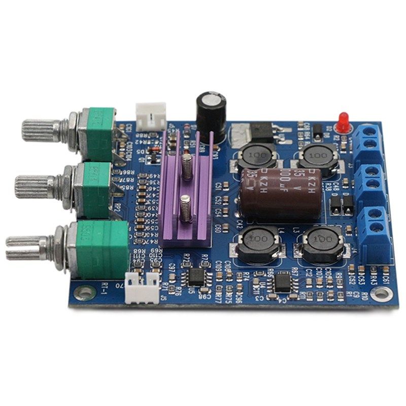 TPA3116 2.0双声道/立体声HIFI大功率数字功放板/带音调音成品板