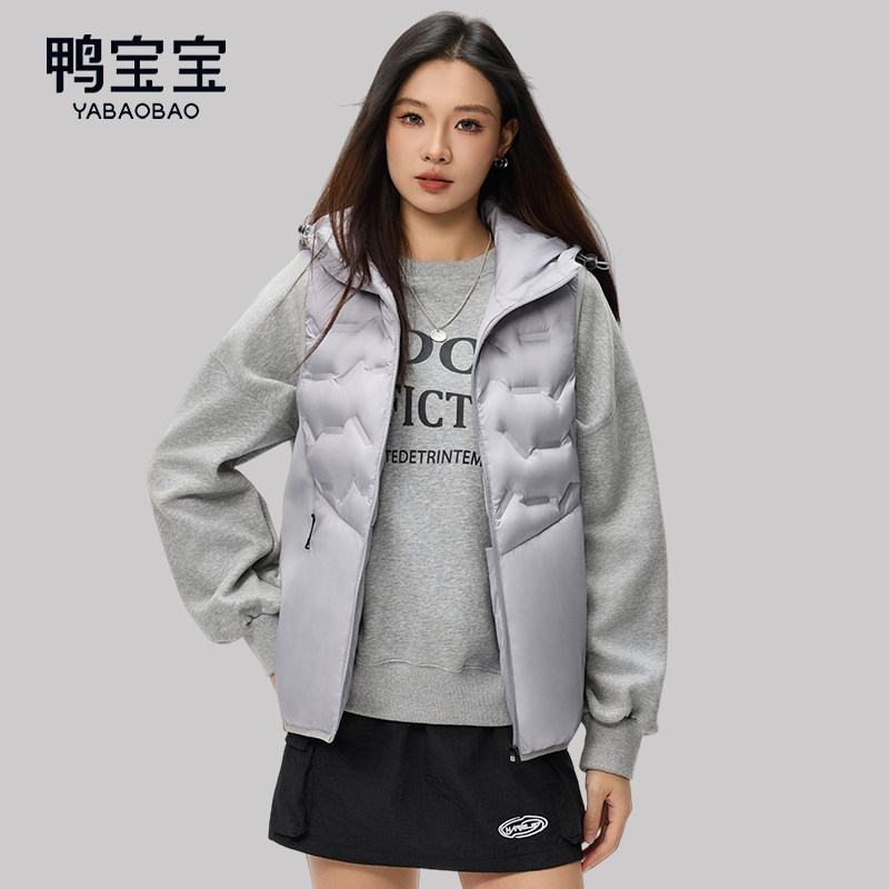 YBB鸭宝宝鸭绒轻薄羽绒马甲情侣