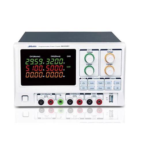 SUIN数英程控多路直流稳压电源SK3323/3325双通道32V3A5A可调