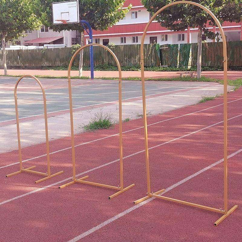 婚庆道具拱形舞台背景迎宾摆件婚礼布置拱门铁艺花架摄影道具昌震