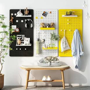 洞洞板挂钩墙上挂衣钩置物架挂墙上墙壁墙面玄关卧室家用进衣服