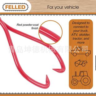 伐木钩原木钳原木钩吊钩拖钩重力钩林业工具木材搬运和起重工具