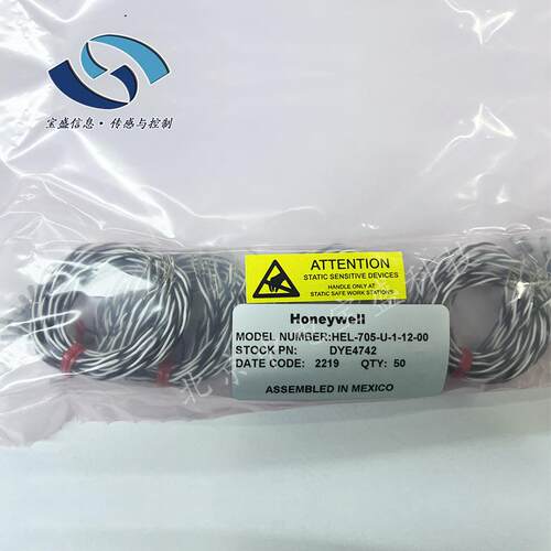 HEL-705-U-1-12-00 honeywell霍尼韦尔薄膜铂RTDs电阻温度传感器