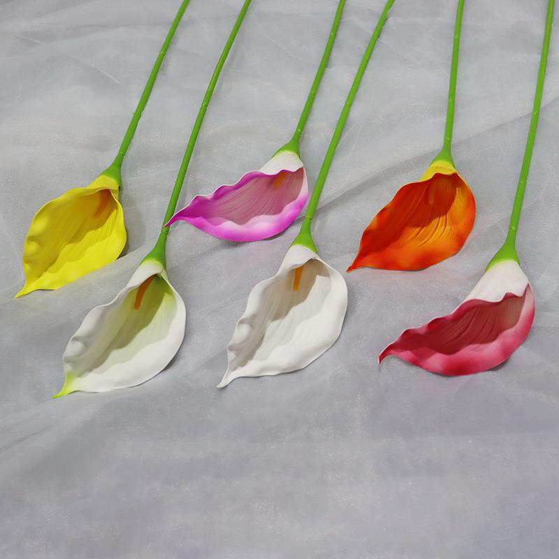 仿真大马蹄莲花eva材质婚礼手捧花插花软装布置花材拍照家居道具