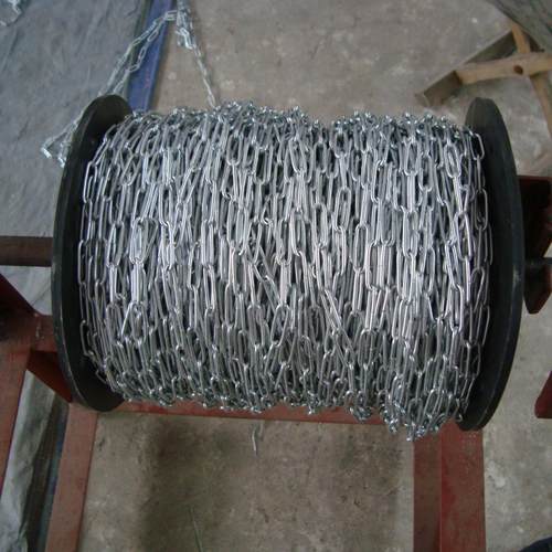 链条 自产自销优质镀锌链条德标DIN5685a/c 塑钢链 护栏链条