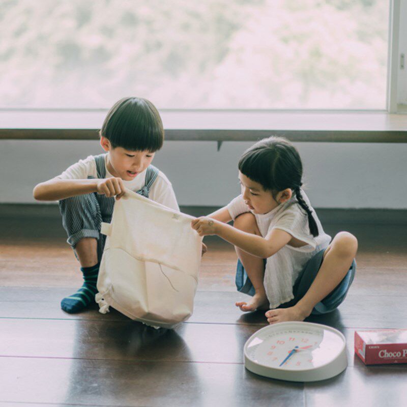 sort中国PUPUPULA可爱小笨钟儿童房静音挂钟卧室现代简约创意趣味