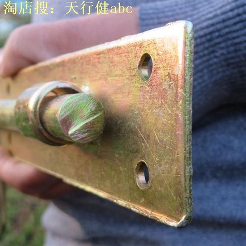 铁做仓库专用大铁门锁扣加厚加重焊接铁门大门栓插销老式木门锁扣