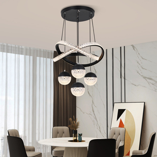 饭厅吊灯现代简约三头吊灯楼梯灯饭店商铺吊灯书房吊灯中山灯具