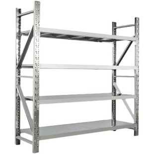 304不锈钢仓储货商用工业重型货架加厚地下室仓库冷库专用储物架