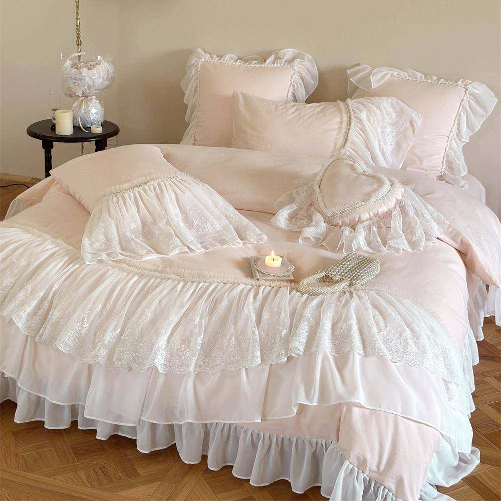 100支全棉磨毛四件套清冷花卉蕾丝花边被套床单床上用品,3C数码配件,其它配件,淘宝优惠券,粉丝福利购,淘宝优惠卷