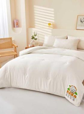 （总）兴邦家纺 2025新款纯色全棉蚕丝被加厚冬被春秋被蚕蛹蛋白