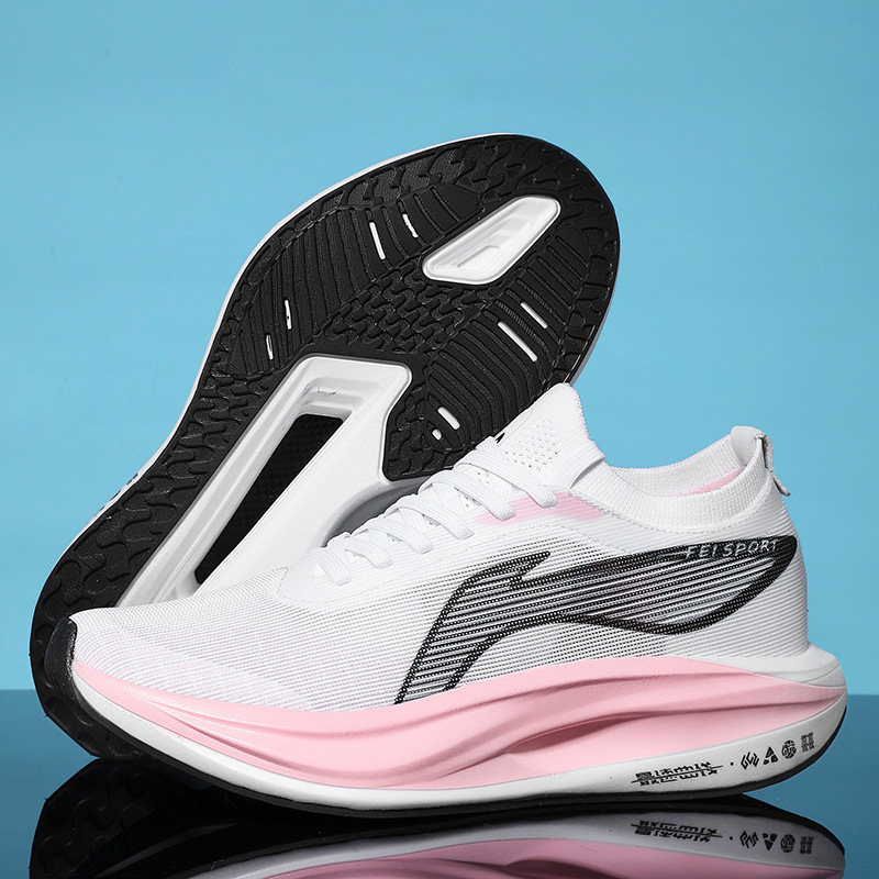 官方正品飞电5E跑鞋2025新款运动训练鞋男女超轻减震回弹碳板竞速