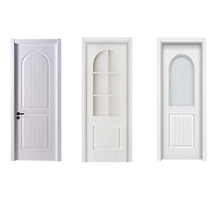 木门室内门卧室门实木复合烤漆门定制套装门静音简约白门家用房门