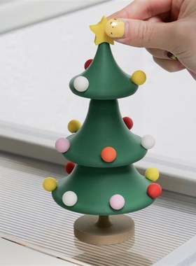 里面LM会跳舞的圣诞树圣诞礼物摆件可爱造型装饰品创意平安夜