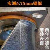 重型全铸铁万向轮轮子实心耐高温4568寸转向脚轮刹车推拉板车滚轮