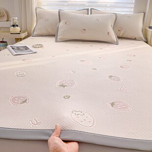 定制尺寸A类母婴级冰丝凉席冰豆豆榻榻米夏天软席120x190x135x200